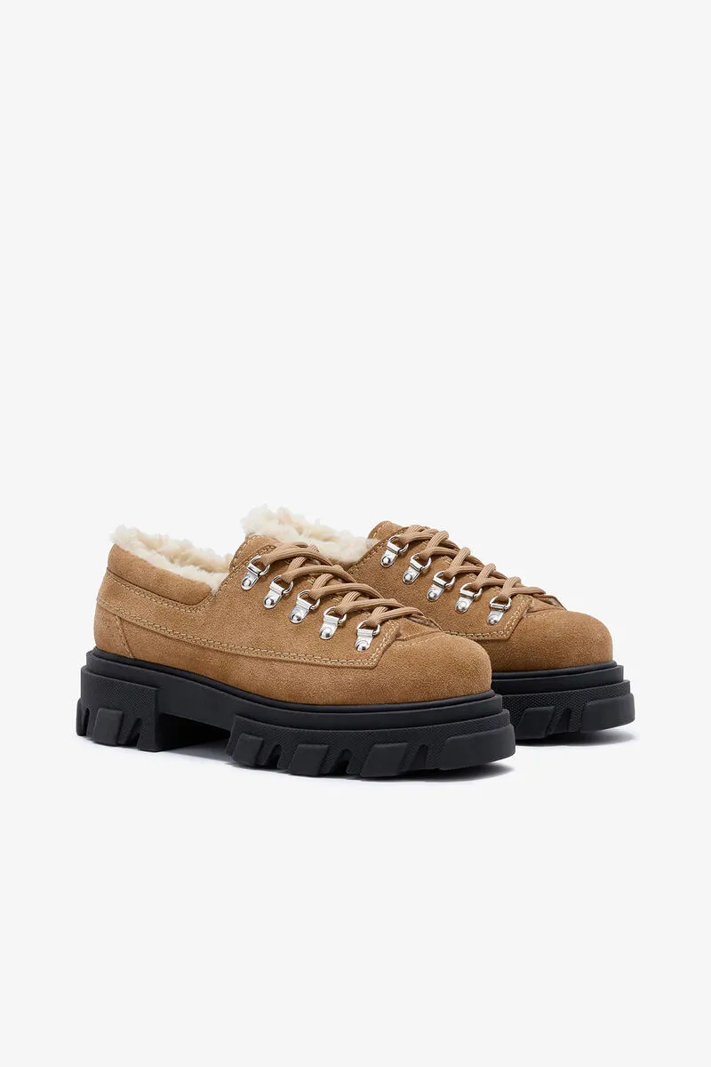 Cleated Derbies In Brown