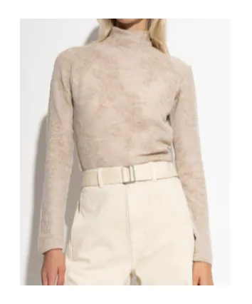 Ganni Floral Motif Sweater