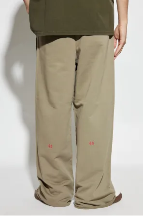 Graphic-Print Trousers