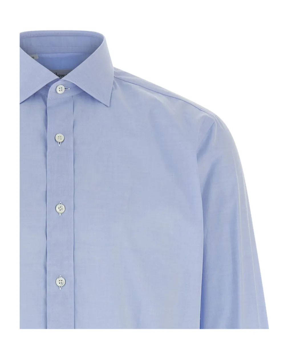 Brioni Long-Sleeved Buttoned Shirt