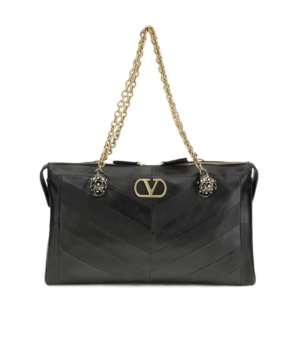 Valentino Growl Vlogo Signature Medium Shoulder Bag