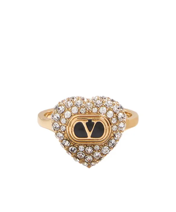 Coeur Royal Ring In Metal, Enamel And Swarovski® Crystals