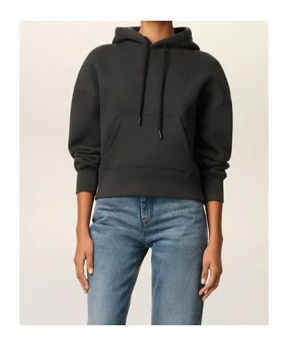 Ami Paris Ami De Coeur Drawstring Hoodie