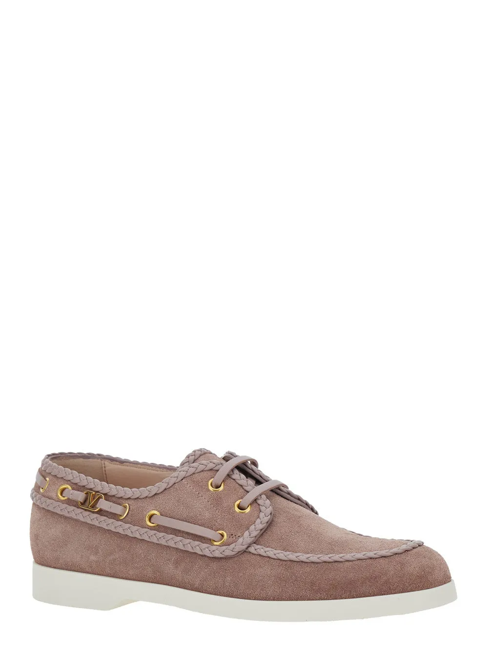 Braided-Edge Boat Shoes