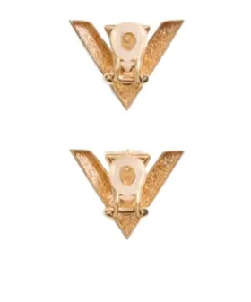 Valentino Je Les V-Shaped Embellished Earrings