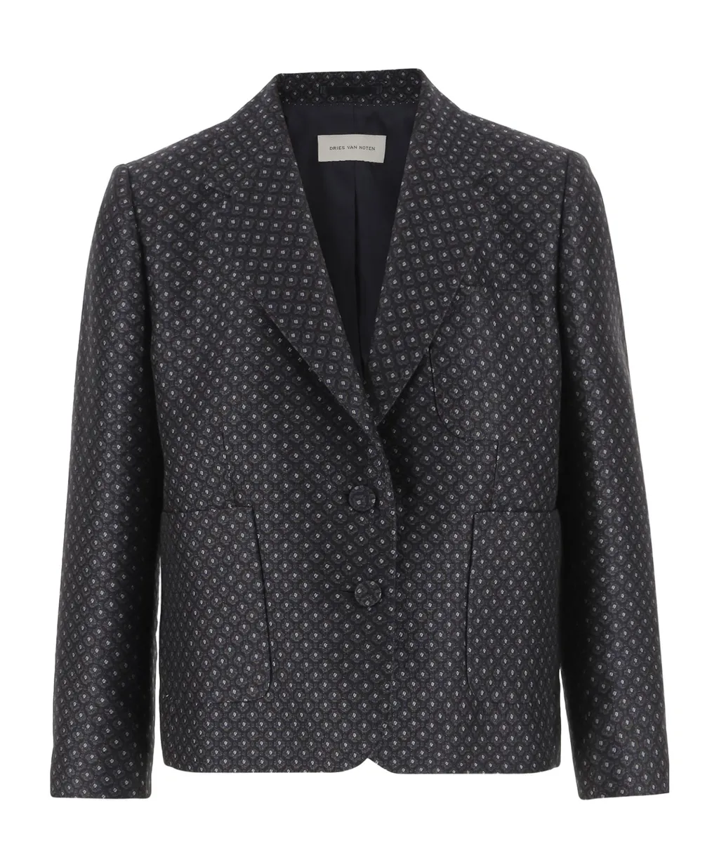 Long-Sleeved Suit Jacket
