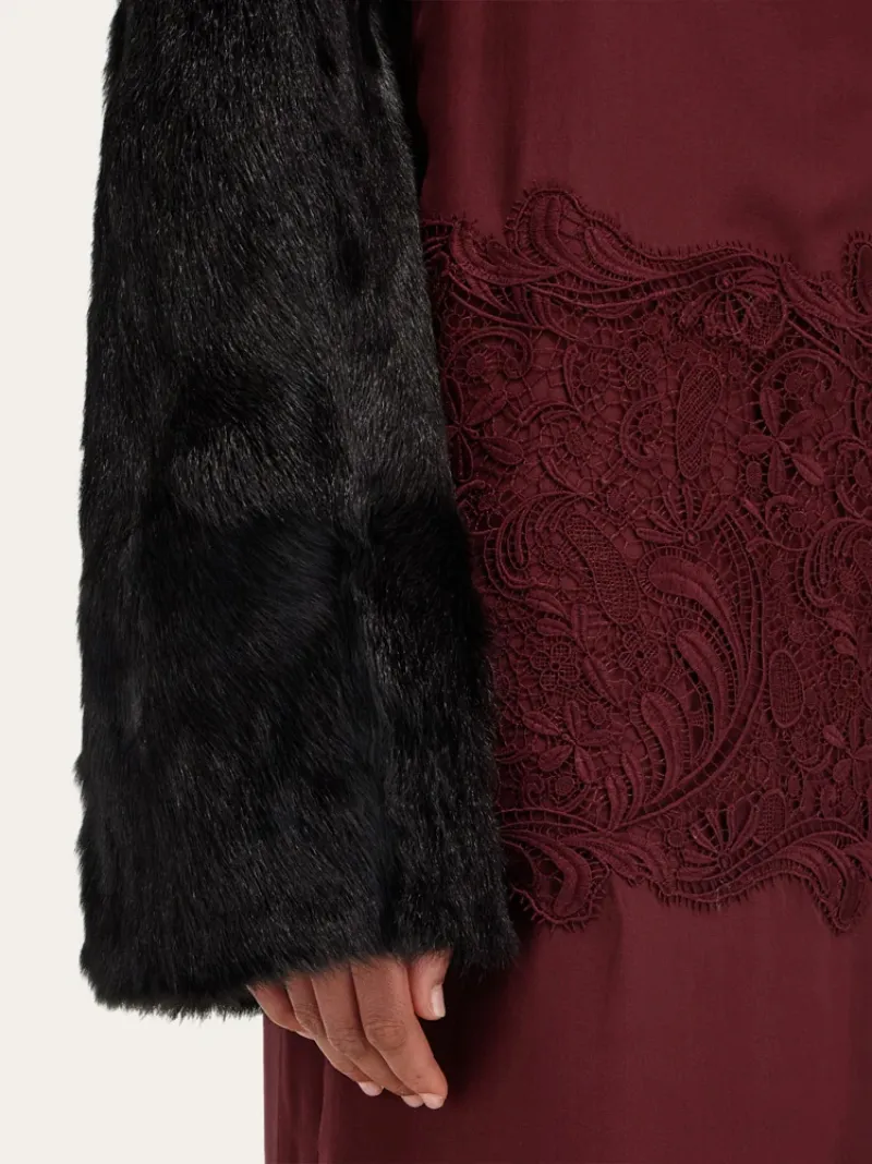 Kid Skin Bolero Coat
