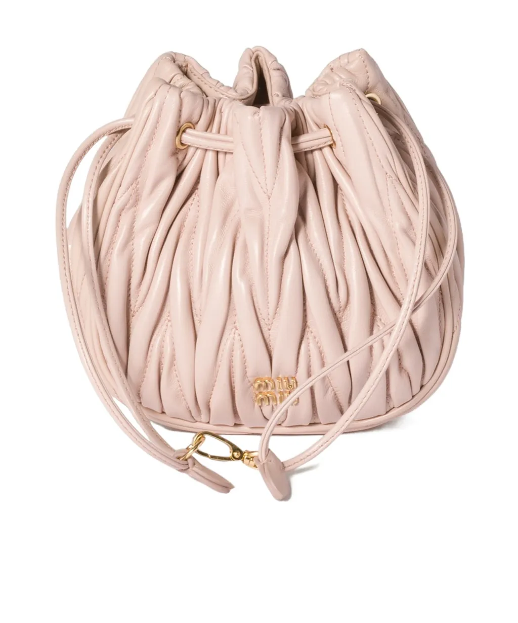 Matelassé Nappa Leather Pouch