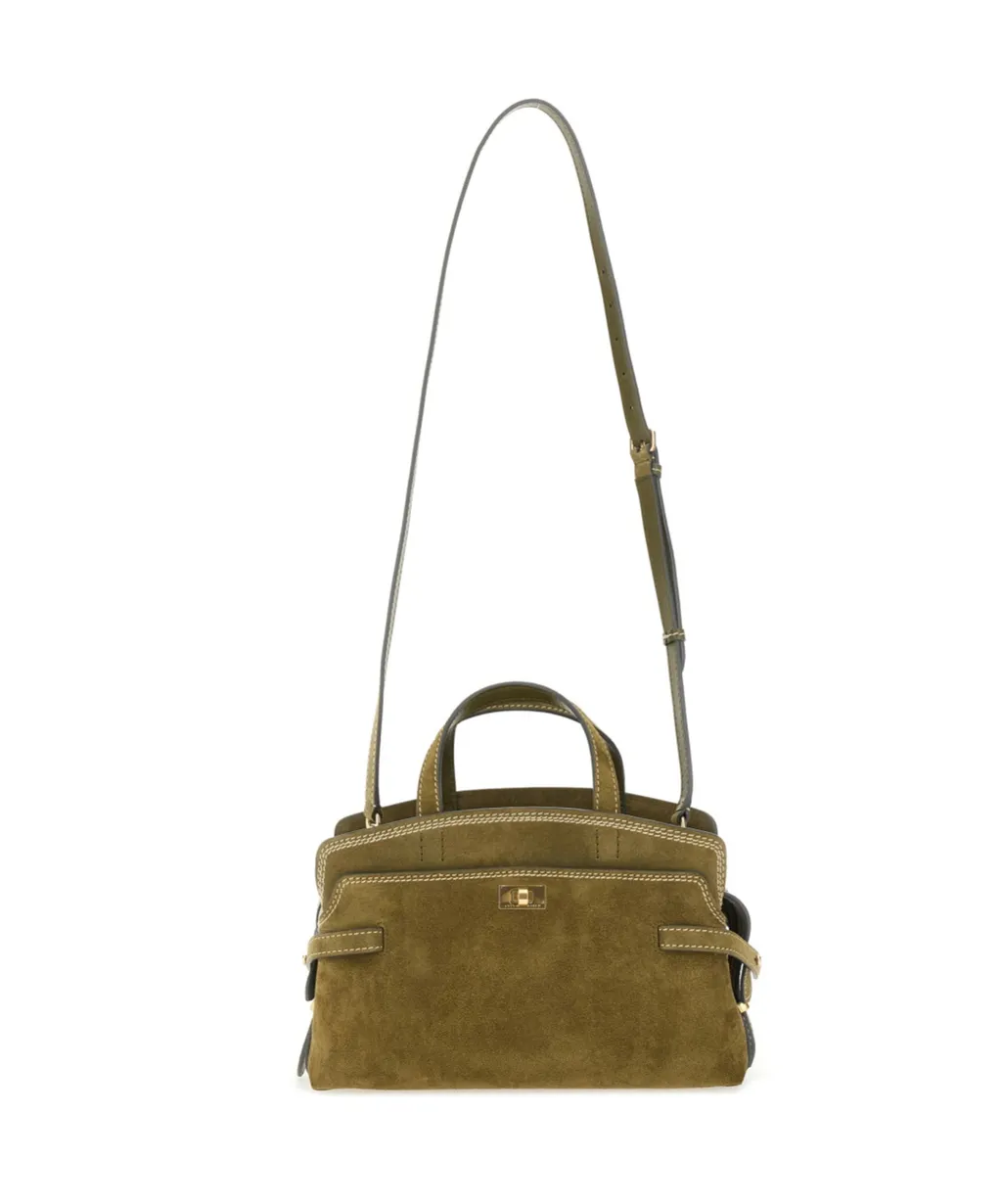 Anya Hindmarch Wilson Stitch Logo Plaque Shoulder Bag