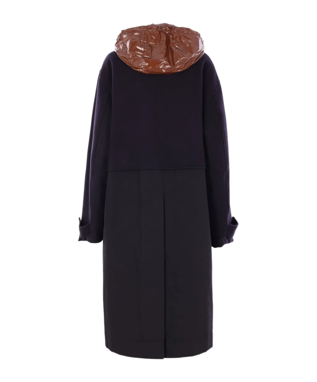 Plan C Hooded Quilted Coat