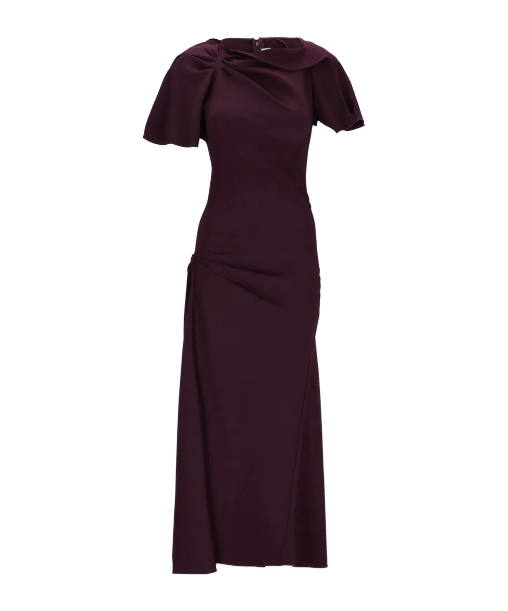 Cap-Sleeve Maxi Dress