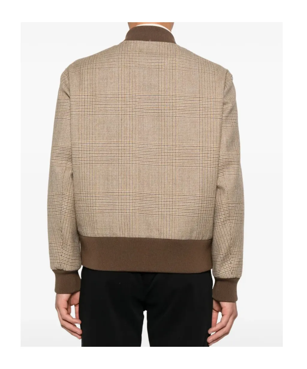 Virgin-Wool Bomber Jacket