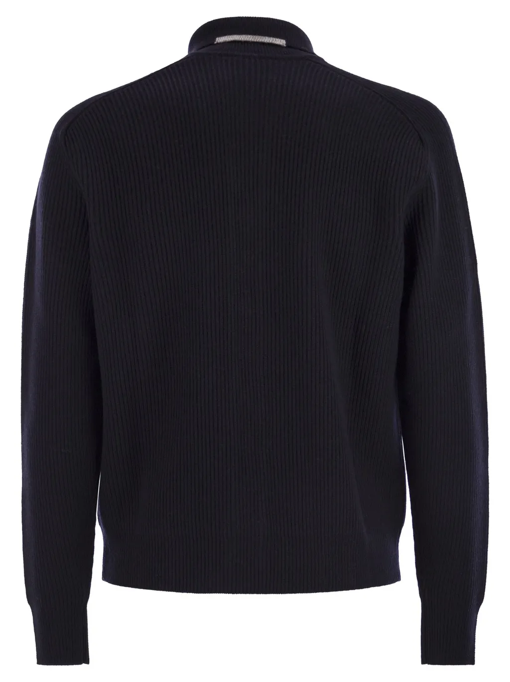 Peserico Ribbed Wool Cardigan