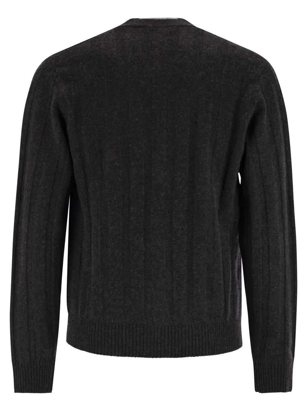 Peserico V-Neck Ribbed Cardigan