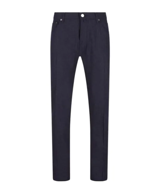 Jacob Cohen Logo Patch Straight Leg Trousers
