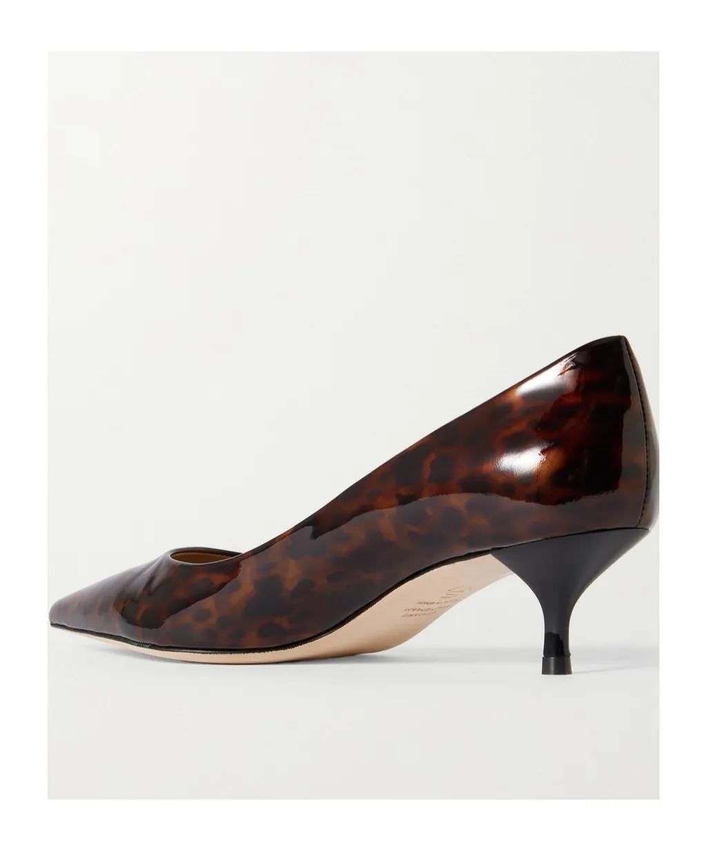 Stuart Power Patent-Leather Pumps