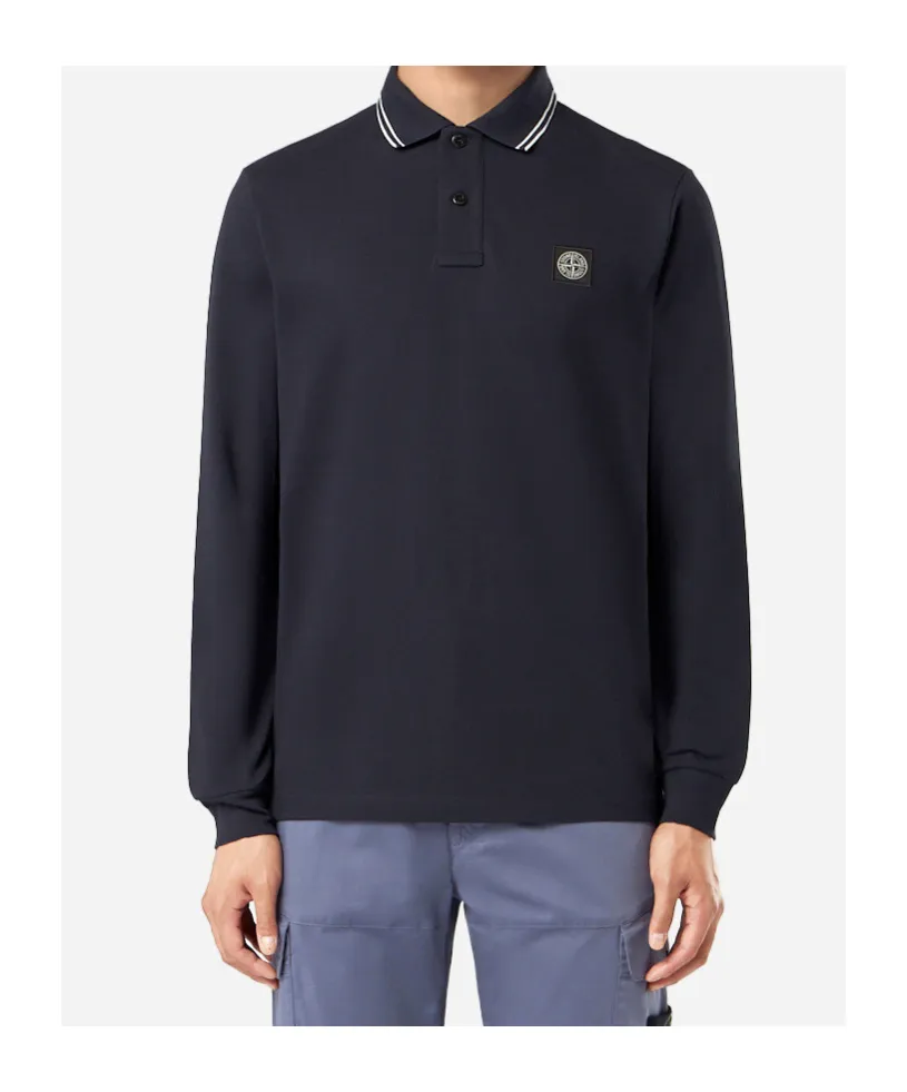 Long-Sleeve Polo Shirt