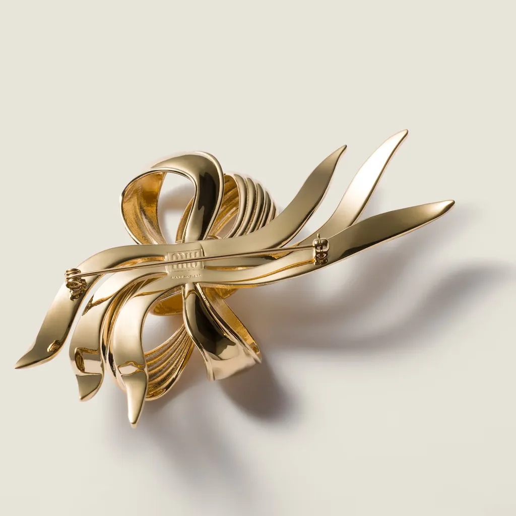 Miu Miu Bow Shaped Brooch