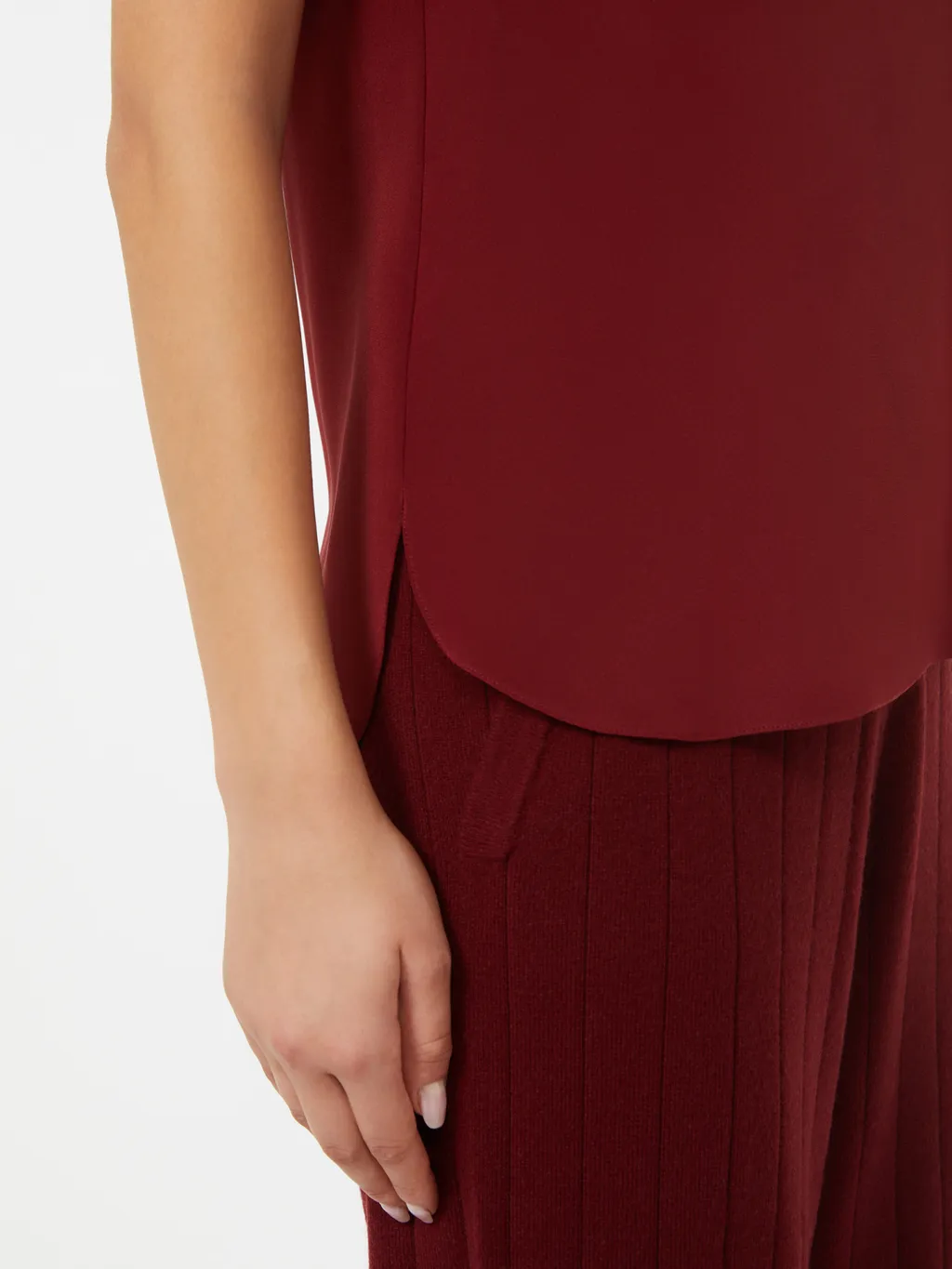 Silk Crepe De Chine Top