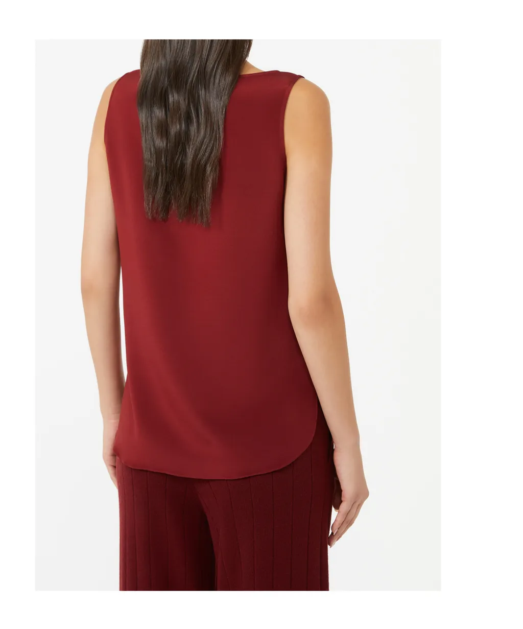 Silk Crepe De Chine Top