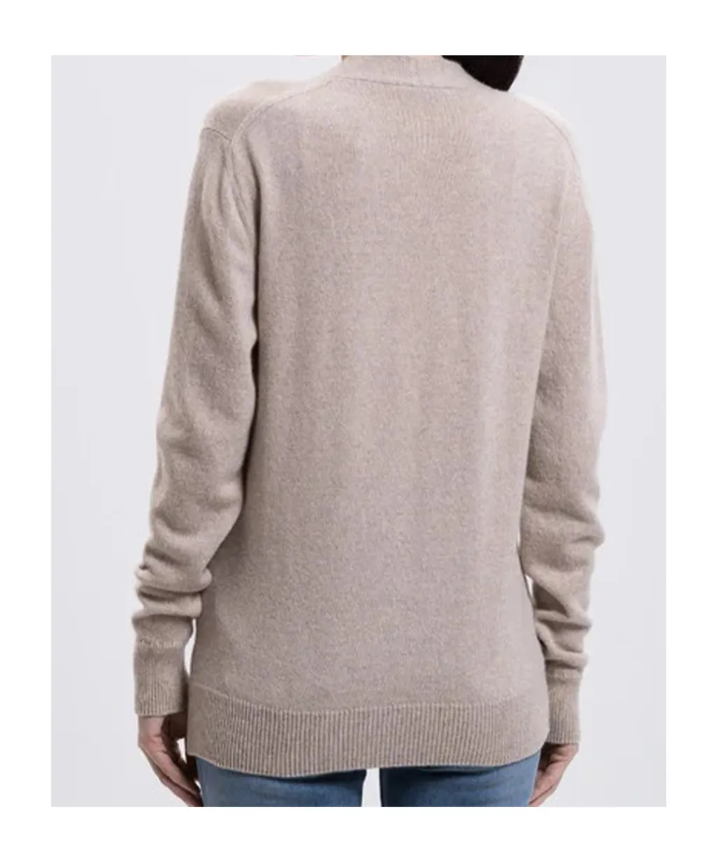 Button-Detailed Patch-Pocket Cardigan