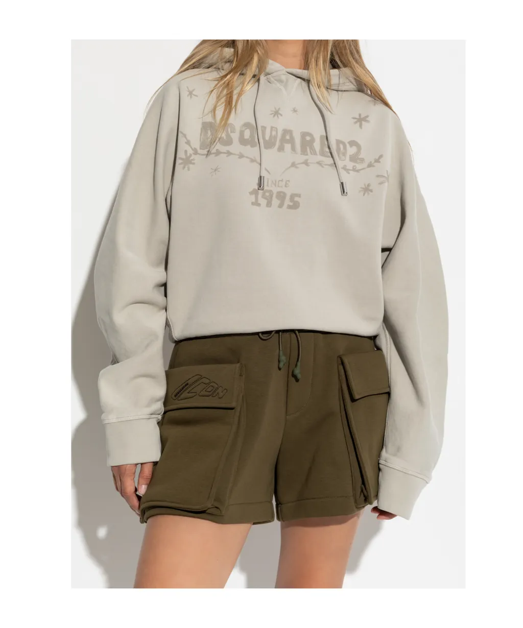 Drawstring Graphic Hoodie