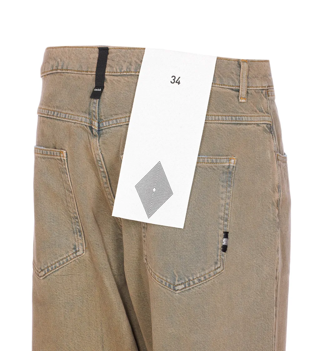 Amish James Wide-Leg Jeans