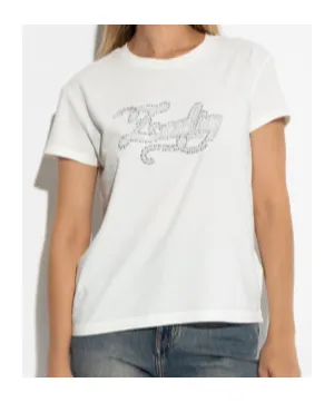 Crystal-Embellished Logo T-Shirt