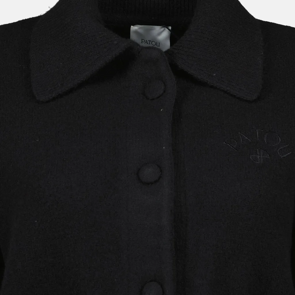Buttoned-Up Wool Cardigan