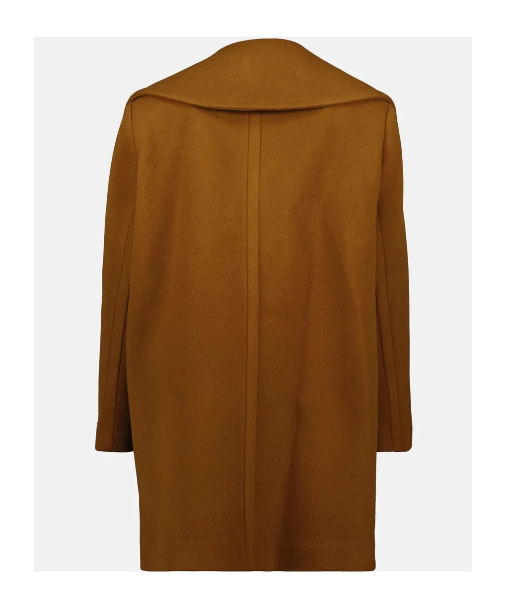 Double-Breasted Buttoned Coat