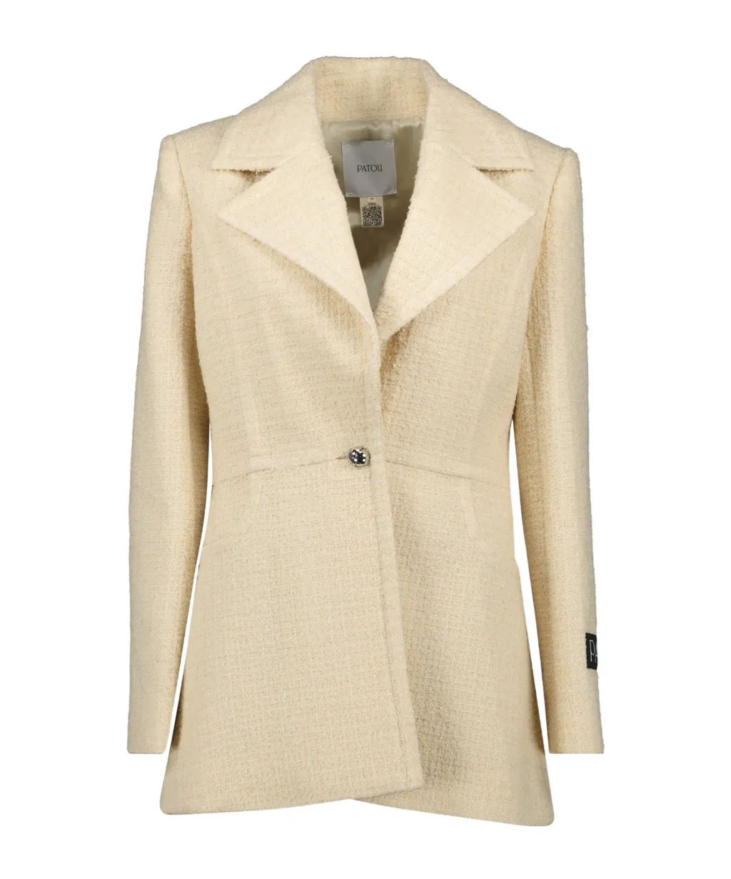 Single-Breasted Tweed Jacket