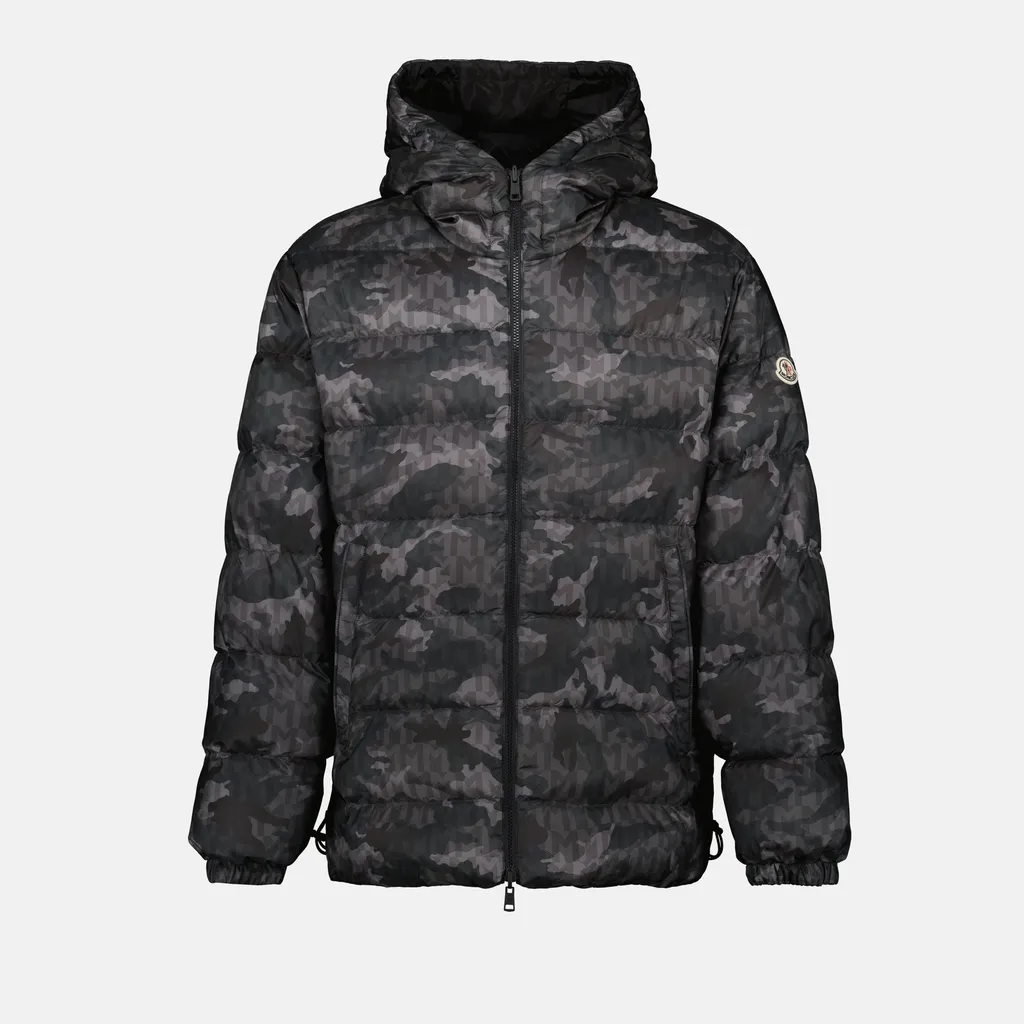 Zip-Fastening Hooded Puffer Jacket