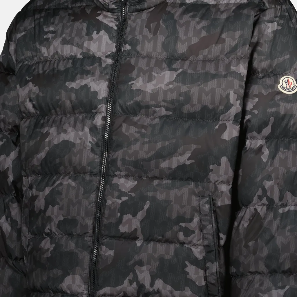 Zip-Fastening Hooded Puffer Jacket