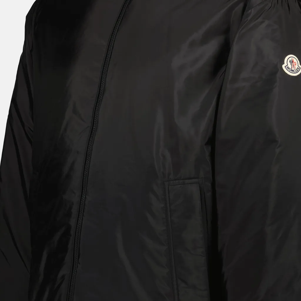 Zip-Fastening Hooded Puffer Jacket
