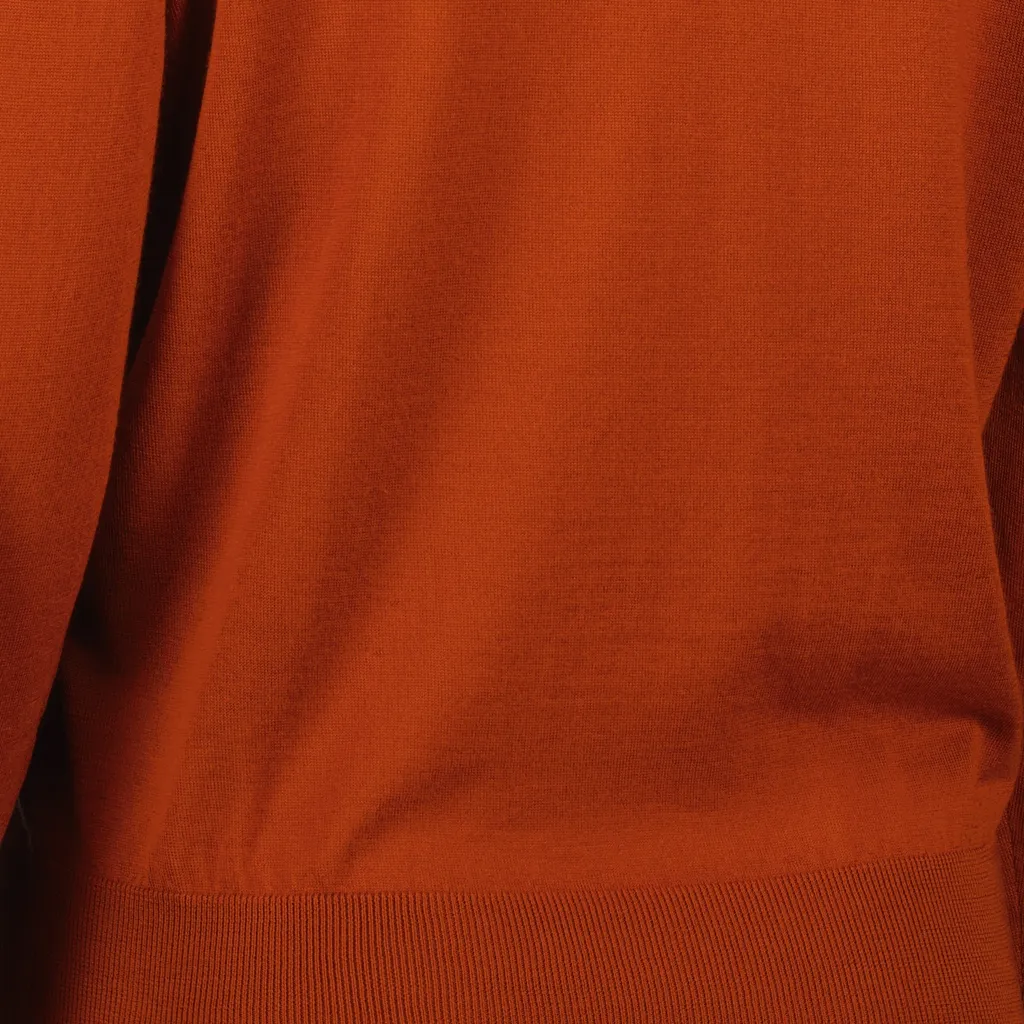 Round-Neck Ribbed Sweater
