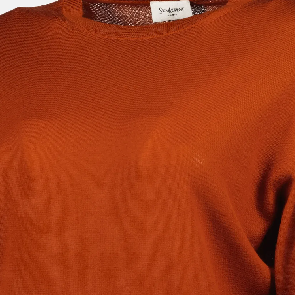 Round-Neck Ribbed Sweater