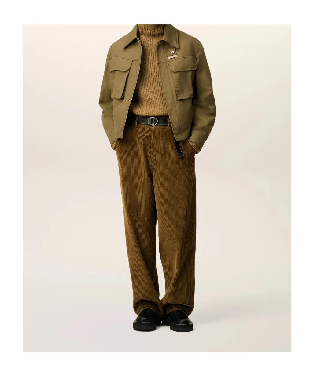 Green Cotton Worker Jacket