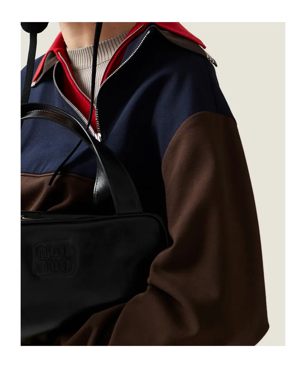 Miu Miu Two-Toned Polo Sweatshirt