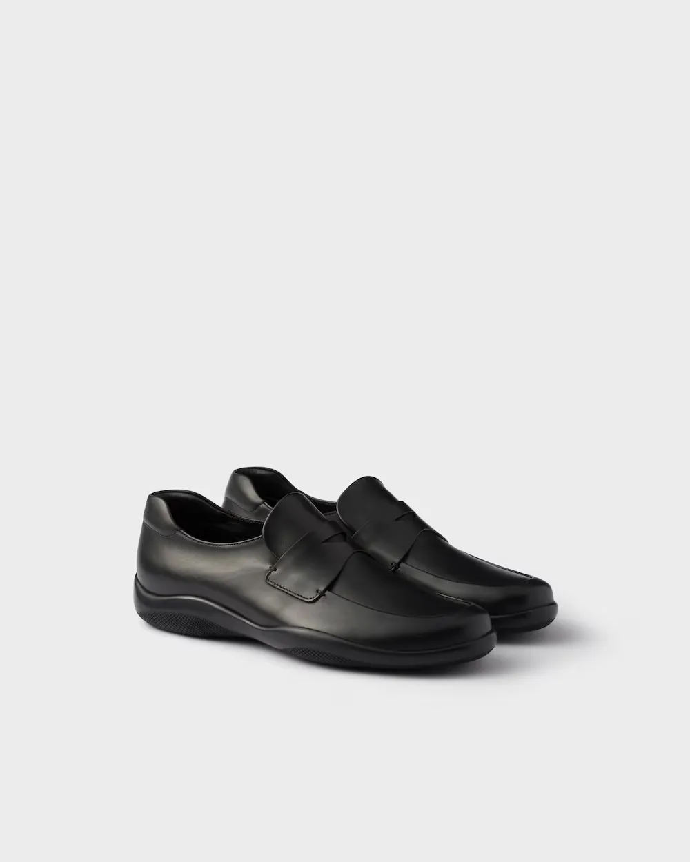 Prada Round-Toe Loafers