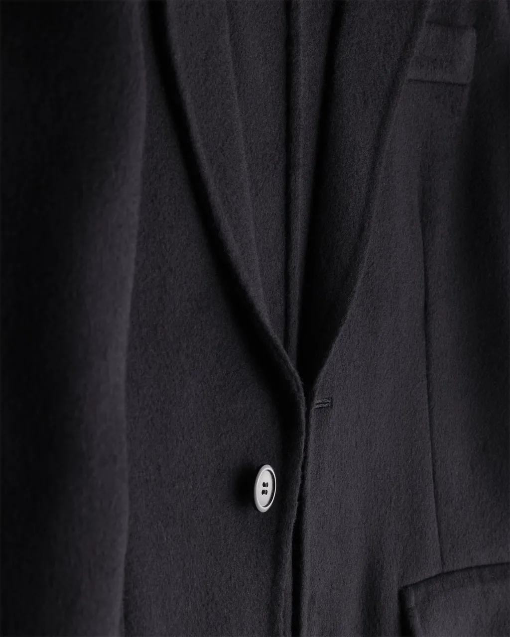 Single-Breasted Cashmere Jacket