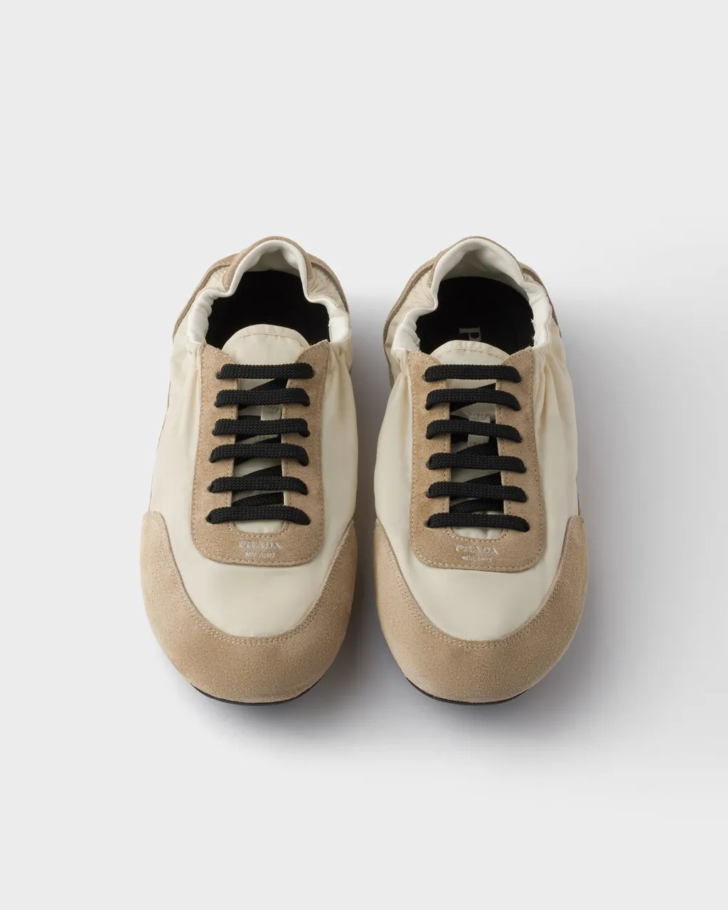 Prada Two-Toned Collapse Sneakers