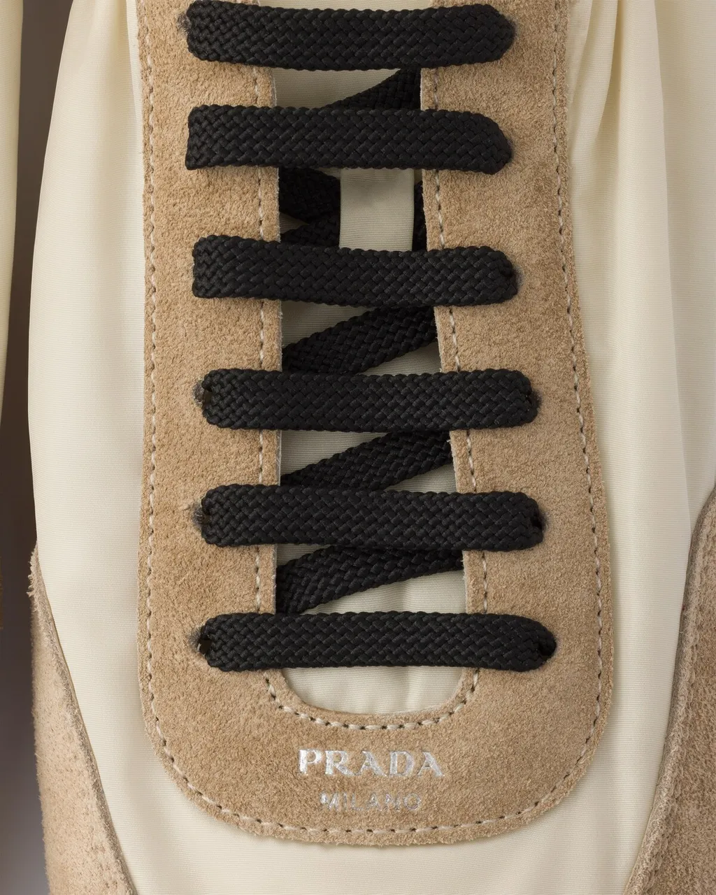 Prada Two-Toned Collapse Sneakers