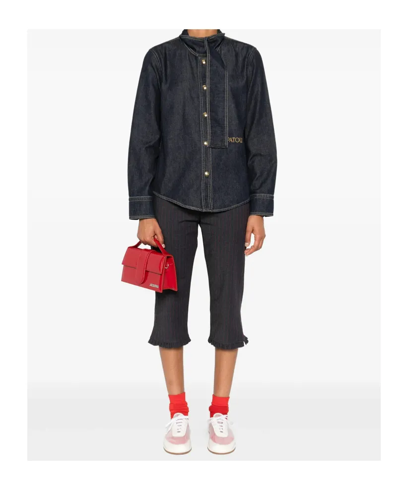 Patou Long-Sleeve Denim Shirt
