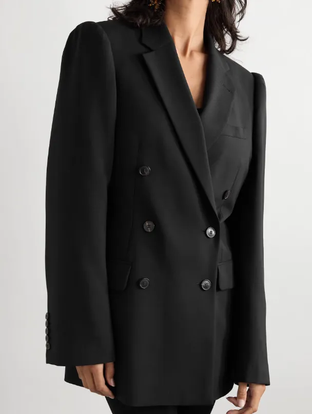 Dries Van Noten Double-Breasted Tailored Blazer