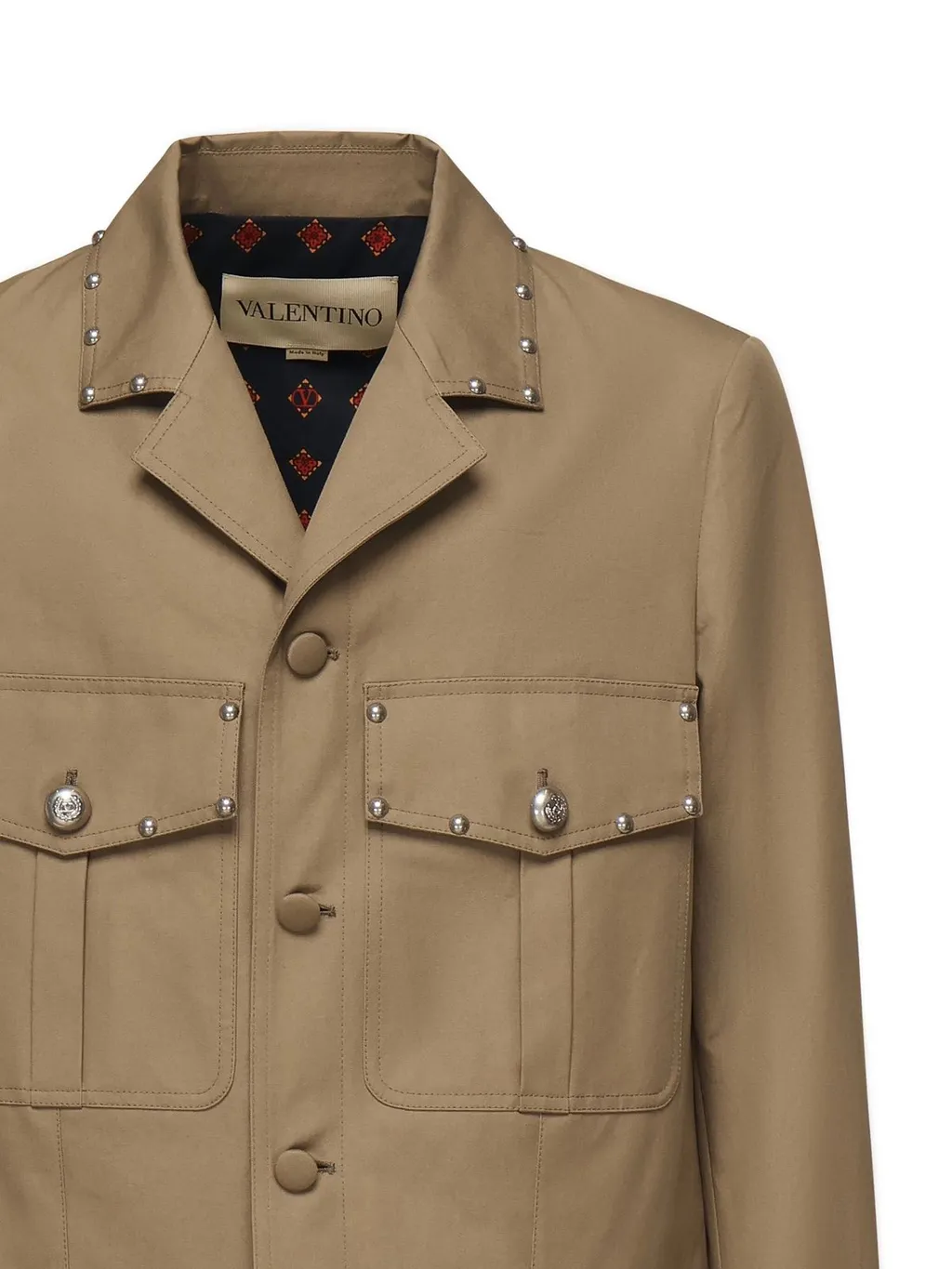 Studded Cotton Jacket