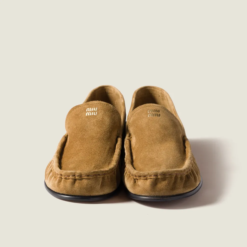 Miu Miu Logo-Embossed Loafers