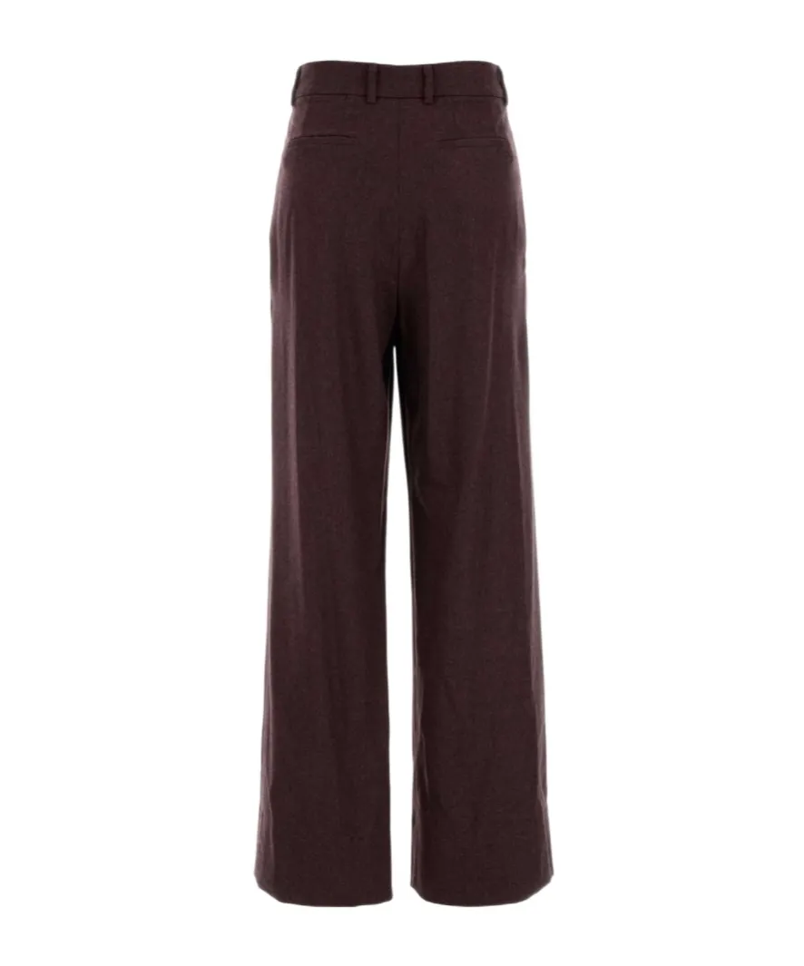 Pt Torino Pleated Wide-Leg Pants