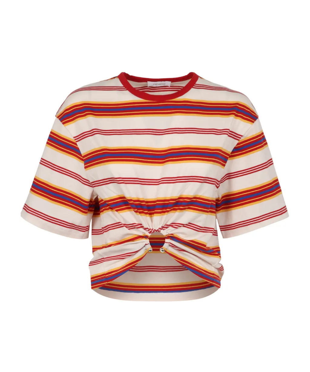 Striped Short-Sleeved T-Shirt