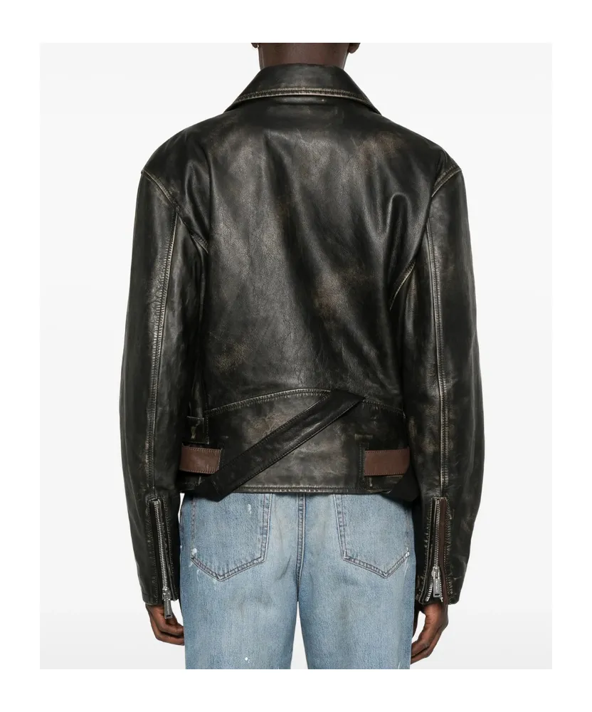 Dsquared2 Zip-Up Belted Jacket