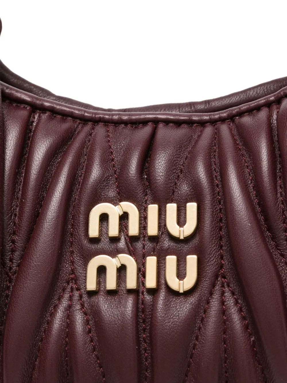 Wander Matelassé Nappa Leather Hobo Mini-Bag